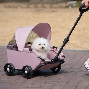 휴대용 강아지 유모차 접이식 애견 개모차 펫 카트