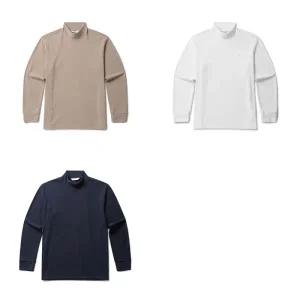 [롯데백화점]올젠 비큐나 양기모 반폴라 티셔츠 ZBF4TU1206