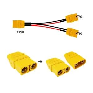 [RC컨넥터] 아마스 AMAASS 정품 커넥터 XT90에서 X90 암/수 연장 케이블