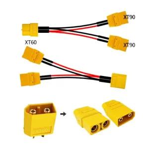 [RC컨넥터] 아마스 AMAASS 정품 커넥터 XT60에서 XT90 암/수 연장 케이블