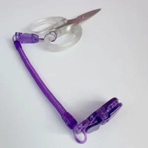 키밍 간호사 가위 스프링 집게 6P 클립 걸이 가위줄 스프링줄 스프링집게