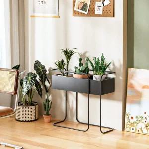 철제화분 거실 베란다 거치대 철재화분정리대 난간 선반