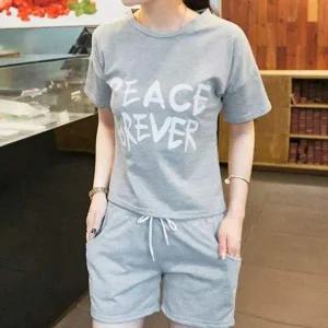 [골드스마일]3컬러 반팔 반바지 1P 여성트레이닝세트 여자트레이닝