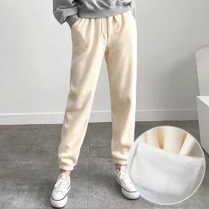 로안 융기모 코듀로이 조거팬츠 4color / 겨울 트레이닝 골덴 기모 양털 본딩
