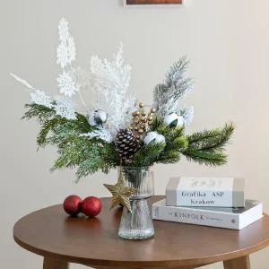 아트박스/플라워트리 크리스마스 장식 대형 화병 몬타나설set 55cm DIY