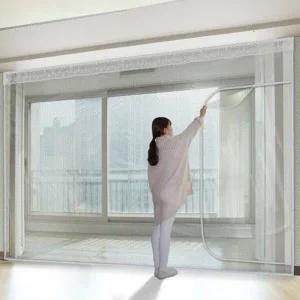 다샵 벨크로 방풍비닐 바람막이 에어캡 베란다형 지퍼식 450x250