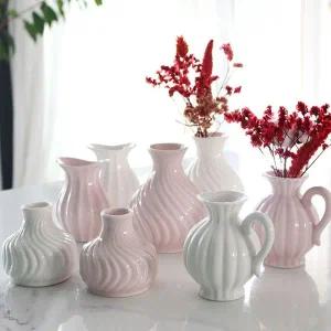 [콩심팥심]미니화병 도자기 작은 예쁜 꽃병 꽃한송이 조화 데코 앤틱화병