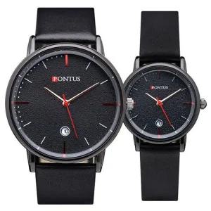 [콩심팥심]P 커플시계 손목시계 가죽시계 MO-1026D