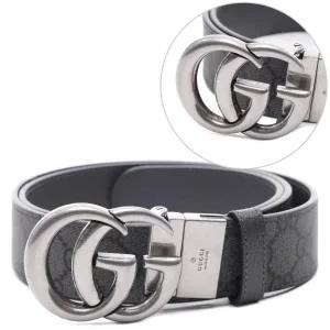 [부산점][구찌][구찌] 25FW 남성 GG 마몽 리버서블 벨트 (627055 UULBN 1244 25F)