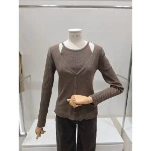 갤러리아 [이프네]홀터넥 이중 골지 긴팔 니트(DP8WKT08)