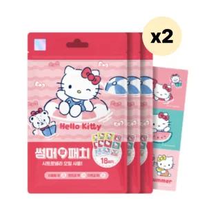 아텍스 썸머 향 패치 모기 스티커 유아 헬로키티 6EA BNS