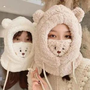 넥워머 후드 방한 3컬러 바라클라바 목토시 곰돌이