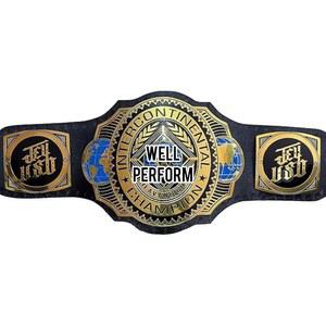 새로운 인터컨티넨탈 챔피언십 타이틀 복제품 - 세계 헤비급 레슬링 벨트 팬을 위한 수집용 사이즈 제이 우소 사이드 플레이트