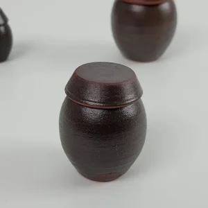 고품질 미니어처 옹기 자배기 단지 (중) 옹기소품 거실 빈티지 (W98285E)