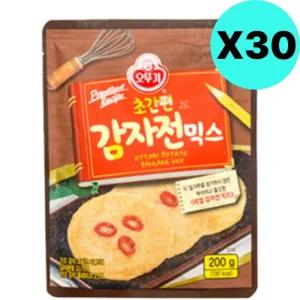 오뚜기 초간편 감자전 믹스 감자 전분 부침 가루 30개