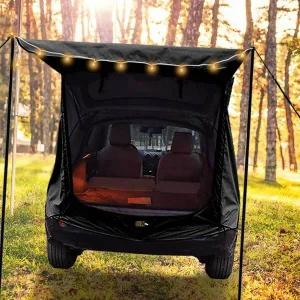 블랙 트렁크 텐트 차박용텐트 도킹텐트 차트렁크텐트