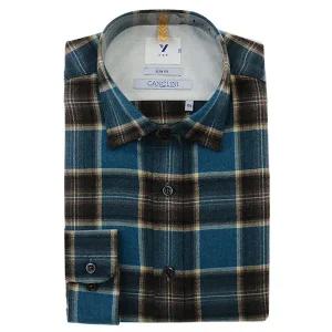 [대구백화점] [예작]깡끌리니 수입 면100 기모 빅체크 슬림 긴소매(YJ4WUA741)