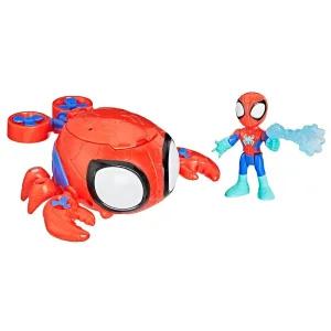 SPIDEYHIS AMAZING FRIENDS 마블 워터웹 스파이더 크랩 7.6cm3인치 장난감 잠수함 액션 피규어 슈퍼 히어로