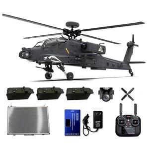 젤레머시 1/32 F11-S AH64 아파치 RC 헬리콥터, 2 4G 6CH 듀얼 축 공동 구동 플라이바리스 6G/3D 스턴트 비행기 모델 GPS 및 카메라 RTF 버전