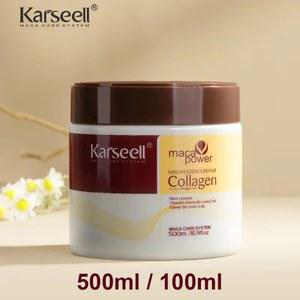 Karseell 콜라겐 헤어 트리트먼트 딥 리페어 컨디셔닝 아르간 오일 마스크 에센스 건조 손상된 모발 100ml 500ml