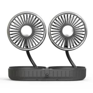 듀얼USB선풍기 차량용 사무실용 휴대용 듀얼USB접이식선풍기 자동차선풍기 차량용선풍기