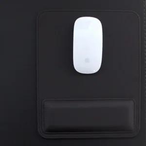 아리아라 가죽 손목받침 마우스패드/사무실/실리콘/학생/교무실/교사/손목보호/지지대/패드/수험생/게이머