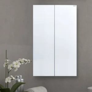 고품질 HLBATH 화이트 욕실 수건장 화장실 수납장 500x800 욕실상부장 (WB704D0)