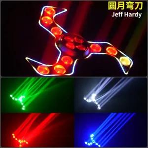 장비 저 LED 새로운 빔 파티를위한 사이클론 전문 무대 DMX512 이동 디밍 소형 효과 라이트 단스탠드