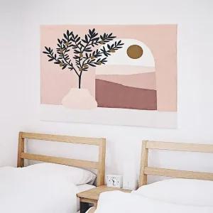 고품질 석양 대형 캔버스그림 거실 패브릭 인테리어 액자 M (WCD0064)