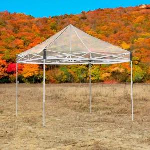옥타곤골조 올투명지붕 캠핑 텐트 야외천막 개방형