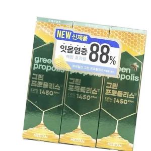 신제품 메디안 그린 프로폴리스향 홀패밀리 치약 프레쉬민트1