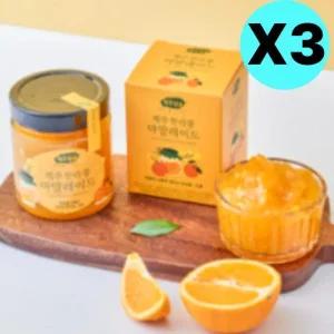 오뚜기 제주담음 제주 한라봉 마말레이드 잼 3개 선물