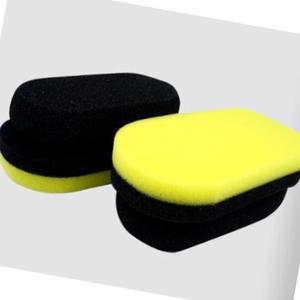 왁싱용 스폰지 2팩 자동차 디테일링 광택제 도구 세차 드레스업 왁스