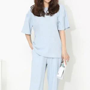 여자 반팔 스타일 트레이닝세트 1P 밴딩 고품질 홈웨