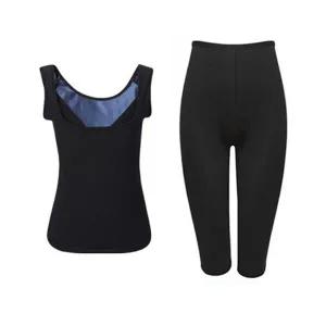 여자 땀복세트 스타일 민소매 7부 팬츠 고품질 운동복