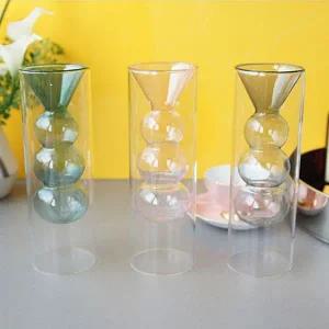 [콩심팥심]인테리어 유리 스타일 화병 아테나 1P 고품질 화분 오