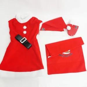 고품질 고급 산타원피스 유아동 5종 SET 5-7세 선물 꾸미기 어린이집 (WCF278D)