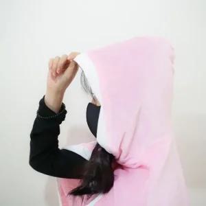 고품질 크리스마스 산타 요정 망토 핑크 꾸미기 단체 어린이집 (WCF27DA)