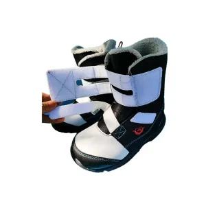 스노우보드 신발 보드화 부츠 와이어 스키 흰색 겨울