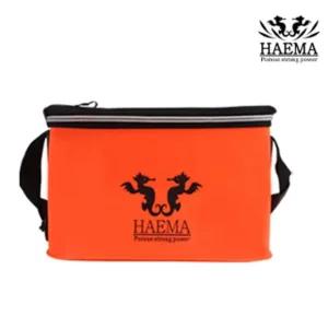 해마 다용도 접이식 크릴백 35cm 오렌지 밑밥통