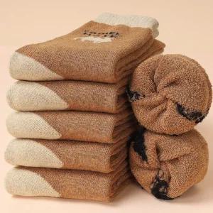 몽골낙타양말 낙타양말 아크 울 양 털 등산 겨울 양말