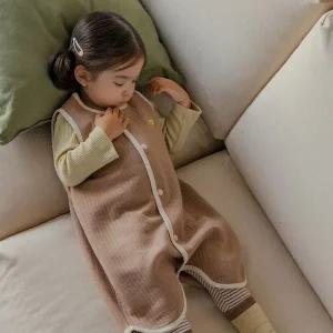 [보리보리/해피프린스]라인 드림 밤부 아기 수면 조끼