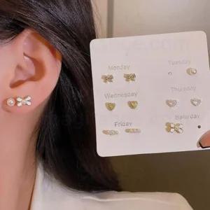 이어커프 여자귀걸이 세트 심플 귀찌 귀걸이 1P (48CfU)