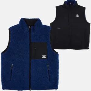 엄브로 온앤오프 리버시블 플리스 패딩 베스트 UP423CWVO1 BLU