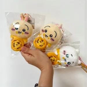 먼작귀 치이카와 우사기 하치와레 에그타르트 봉제 인형 키링 가방 열쇠 차키 꾸미기 장식
