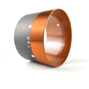 1pcs 100mm 스피커 서브 우퍼 보이스 코일 우퍼베이스 수리 부품 고전력 구리 와이어 유리 섬유 전환기
