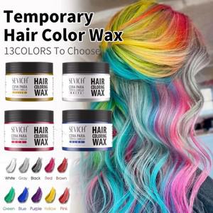 헤어 컬러 왁스 간편 세척 일회용 몰딩 페이스트 염색 크림 임시 즉시 머드 스타일링 포마드
