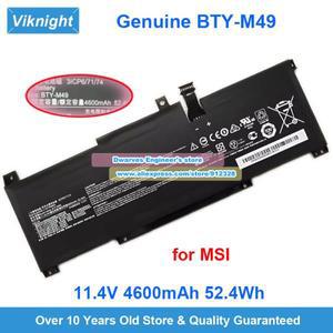 BTY-M49 리튬 이온 배터리 3ICP6/71/74 MSI Modern 14 B10M MS-14D1 B11SB 프레스티지 용 11.4V 4600mAh