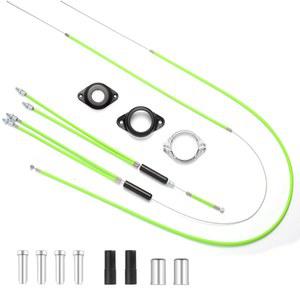 스피너 로터가 장착된 BMX 바이크 자이로 브레이크 케이블 1세트, 대부분의 시스템 및 20인치 부품 교체용 와이어 하우징 전문가용