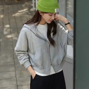 [시크폭스] 칸더 세미크롭 투웨이 후드집업_53JP1087